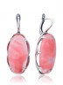 Серьги "Винтаж Дуо" 6473s1SerKvarRoz265g1376