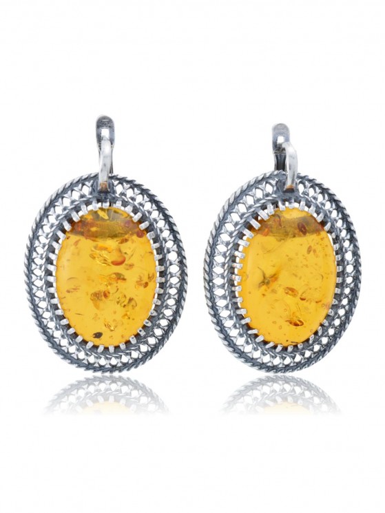 Серьги "Винтаж Дуо" 5893s1SerYantOra215g736