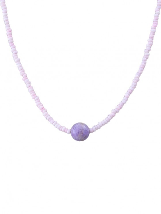 Чокер "Beads Line" 6575ChoAmetSir160BdsLine