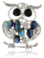 Брошь "Си Фауна" 4431BroGalSin135Owl