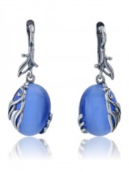 Серьги "Винтаж Дуо" 5772s1SerKoshSin165g047