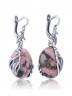 Серьги "Винтаж Дуо" 6173s1SerRodoRoz185g047