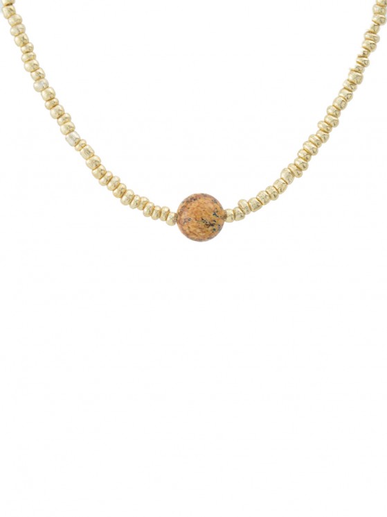 Чокер "Beads Line" 6579ChoYashZol160BdsLine