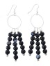 Серьги "Rock balls" 7266SerAgatChe350RB