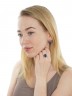 Серьги "Винтаж Дуо" 5896s1SerLazuSin165g1084