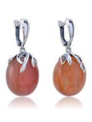 Серьги "Винтаж Дуо" 4963s1SerKhalKor300p198