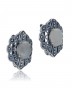 Серьги "Винтаж Дуо" 5539s1SerLabrSer235p070