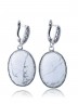 Серьги "Винтаж Дуо" 6374s1SerKakhBel215g019