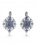 Серьги "Винтаж Дуо" 5010s1SerGemaChe14520738