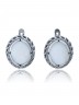 Серьги "Винтаж Дуо" 5898s1SerPerlBel165g1084