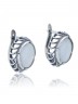 Серьги "Винтаж Дуо" 5898s1SerPerlBel165g1084
