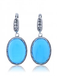 Серьги "Винтаж Дуо" 6375s1SerKoshGol215g019