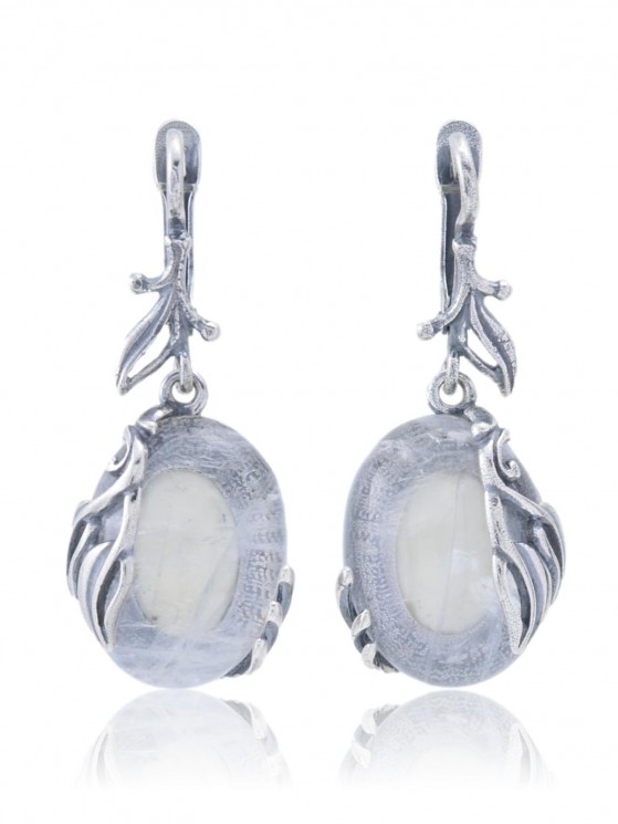 Серьги "Винтаж Дуо" 6176s1SerKhruPro185g047