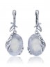 Серьги "Винтаж Дуо" 6176s1SerKhruPro185g047