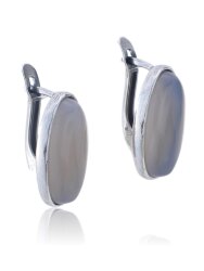 Серьги "Винтаж Дуо" 5011s1SerAgatSer145g989