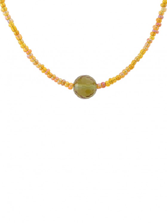Чокер "Beads Line" 6587ChoSultRoz200BdsLine