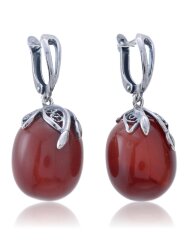 Серьги "Винтаж Дуо" 4966s1SerSerdKor300p198
