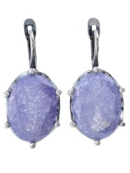 Серьги "Винтаж Дуо" 7607s1SerKvarSir265g42