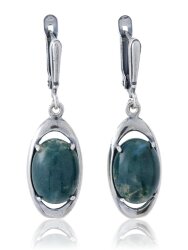 Серьги "Винтаж Дуо" 5268s1SerYashZel145p299
