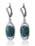 Серьги "Винтаж Дуо" 5268s1SerYashZel145p299