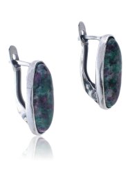 Серьги "Винтаж Дуо" 5013s1SerTsoiZel145g989