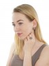 Серьги "Винтаж Дуо" 5901s1SerUnakZel165g1084