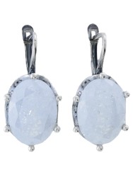 Серьги "Винтаж Дуо" 7608s1SerKvarBel265g42