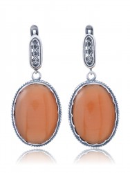 Серьги "Винтаж Дуо" 6482s1SerKoshKor265g019