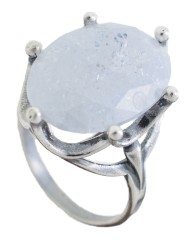 Кольцо "Винтаж Дуо" 7608s2KolKvarBel135g42
