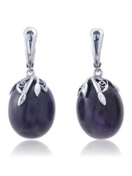 Серьги "Винтаж Дуо" 4968s1SerAmetFia300p198