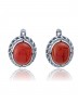 Серьги "Винтаж Дуо" 5902s1SerSerdKor165g1084