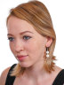Серьги "Дабл Классик 12" 4349SerPrlBel100Cl1012