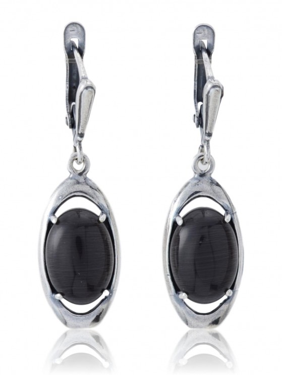 Серьги "Винтаж Дуо" 5270s1SerUlekChe145p299