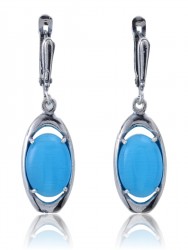 Серьги "Винтаж Дуо" 5732s1SerUlekGol145p299