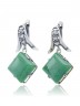 Серьги "Винтаж Дуо" 6180s1SerKhriZel185g082