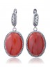 Серьги "Винтаж Дуо" 6483s1SerSerdKor265g019
