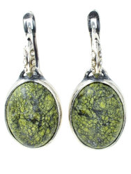 Серьги "Винтаж Дуо" 4191SerZmeZel165g15001