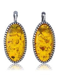 Серьги "Винтаж Дуо" 5184s1SerYantOra185g741