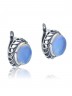 Серьги "Винтаж Дуо" 5903s1SerLunnGol165g1084