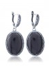 Серьги "Винтаж Дуо" 6380s1SerKoshChe215g019