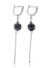 Серьги "Флеш Асти" 7022SerAgaChe100FlashAst