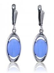 Серьги "Винтаж Дуо" 5733s1SerUlekSin145p299