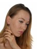 Серьги "Винтаж Дуо" 5499s1SerSultRoz665p752