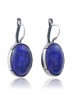 Серьги "Винтаж Дуо" 6320s1SerLazuSin185p335