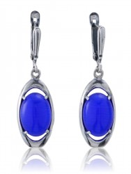 Серьги "Винтаж Дуо" 5734s1SerUlekSin145p299
