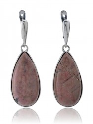 Серьги "Винтаж Дуо" 5782s1SerRodoRoz185g1008