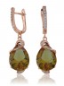 Серьги "Винтаж Дуо" 5500s1SerSultRoz665p850