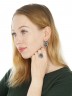 Серьги "Винтаж Дуо" 5597s1SerGemaChe165p334