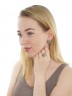 Серьги "Винтаж Дуо" 5905s1SerZmeeZel165g1084