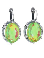 Серьги "Винтаж Дуо" 7612s1SerSultZel265g42